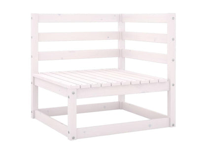 White Pine Wood Outdoor Furniture Set