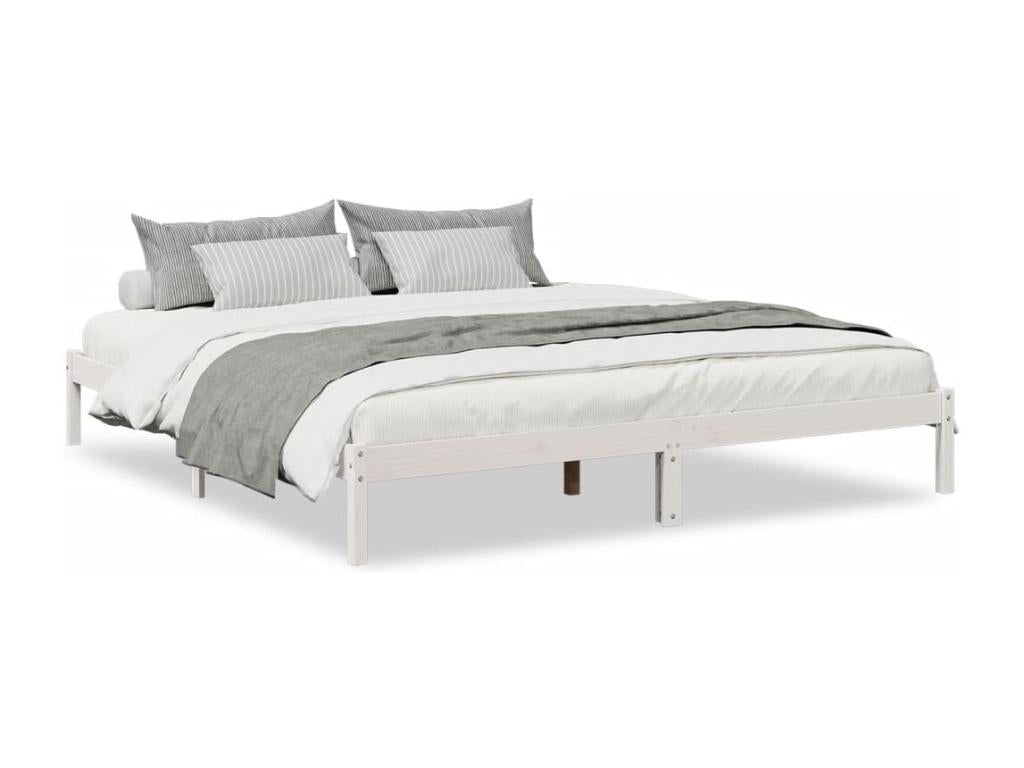 White Solid Wood Mattress, 200 x 210 cm