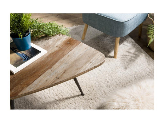 Brown Metal Coffee Table