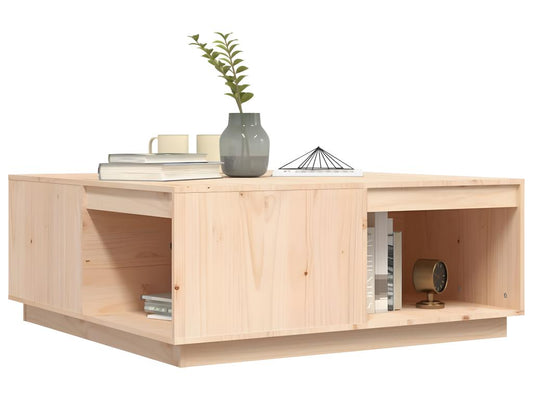 Brown Solid Wood Coffee Table, 100 x 101 x 40.5 cm