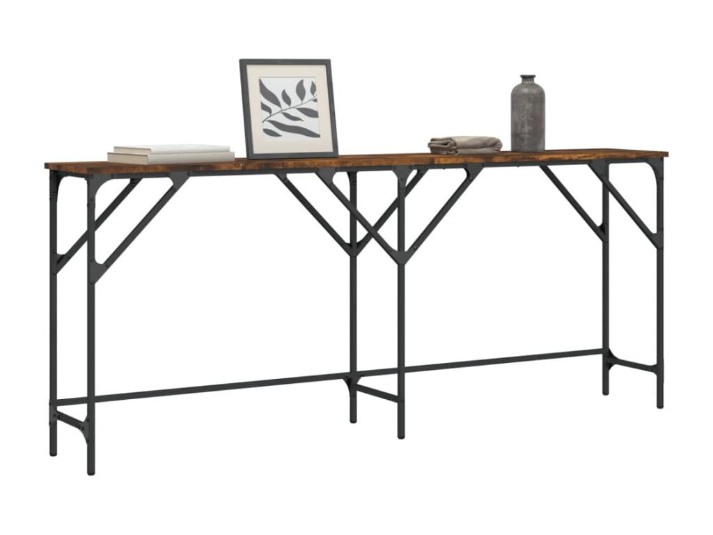 Brown Engineered Wood Table, 180 x 29 x 75 cm