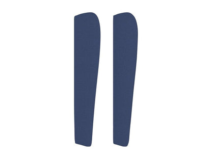 Blue Fabric Bed, 183 x 23 x 118 cm