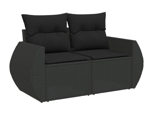 Black Woven Resin Wicker Outdoor Furniture Set - dlz1766461721565