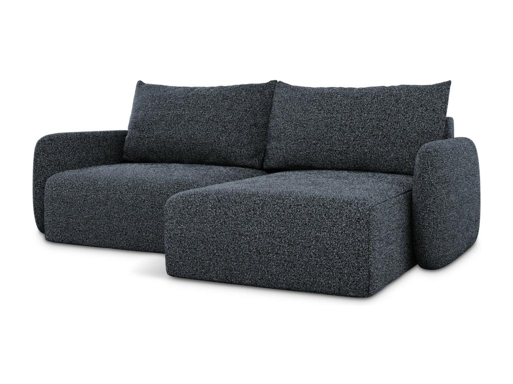 Blue Loop Fabric Sofa Bed