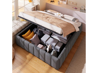 Gray Bed, 140 x 200 cm - dlz1766461243702