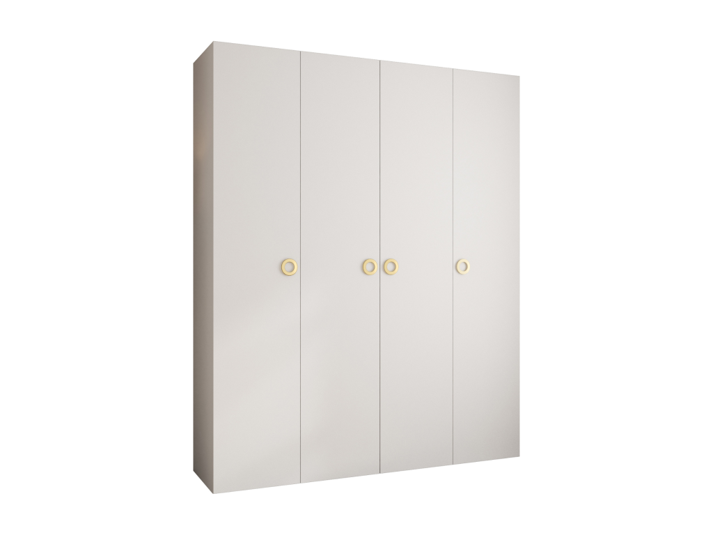 White Wardrobe, 200 x 40 x 245.5 cm