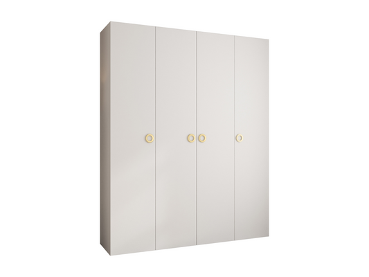 White Wardrobe, 200 x 40 x 245.5 cm