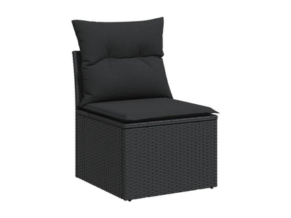 Black Woven Resin Wicker Outdoor Furniture Set - dlz1766461437170