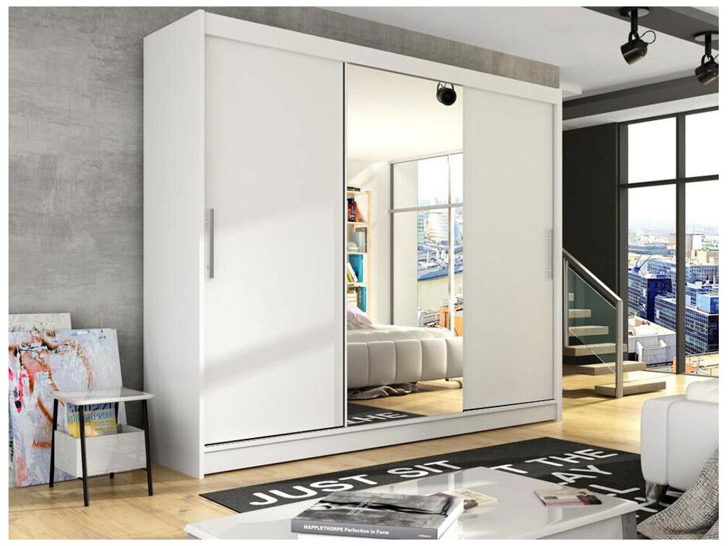 White Wardrobe, 215 x 250 x 58 cm