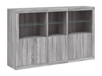 Gray Sideboard, 162 x 37 x 100 cm