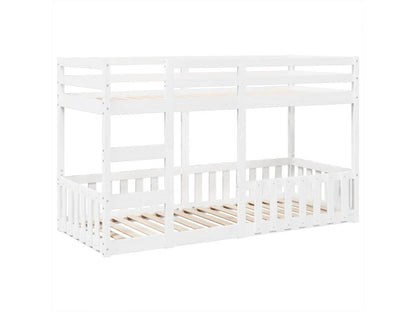 White Pine Wood Bed, 80 x 200 cm