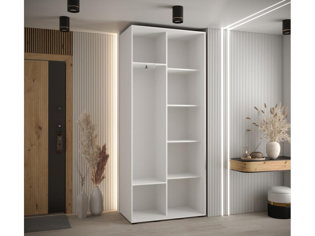 Black Wardrobe, 110 x 45 x 235.2 cm