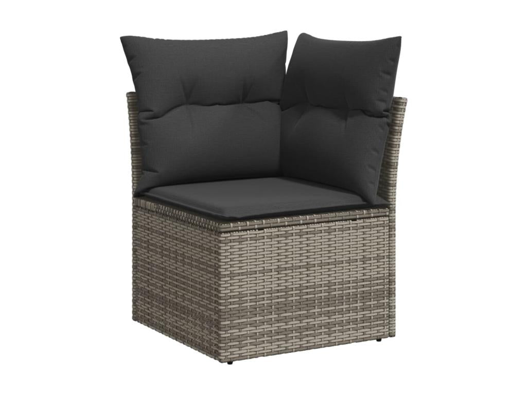 Gray Woven Resin Wicker Outdoor Furniture Set - dlz1766461437951