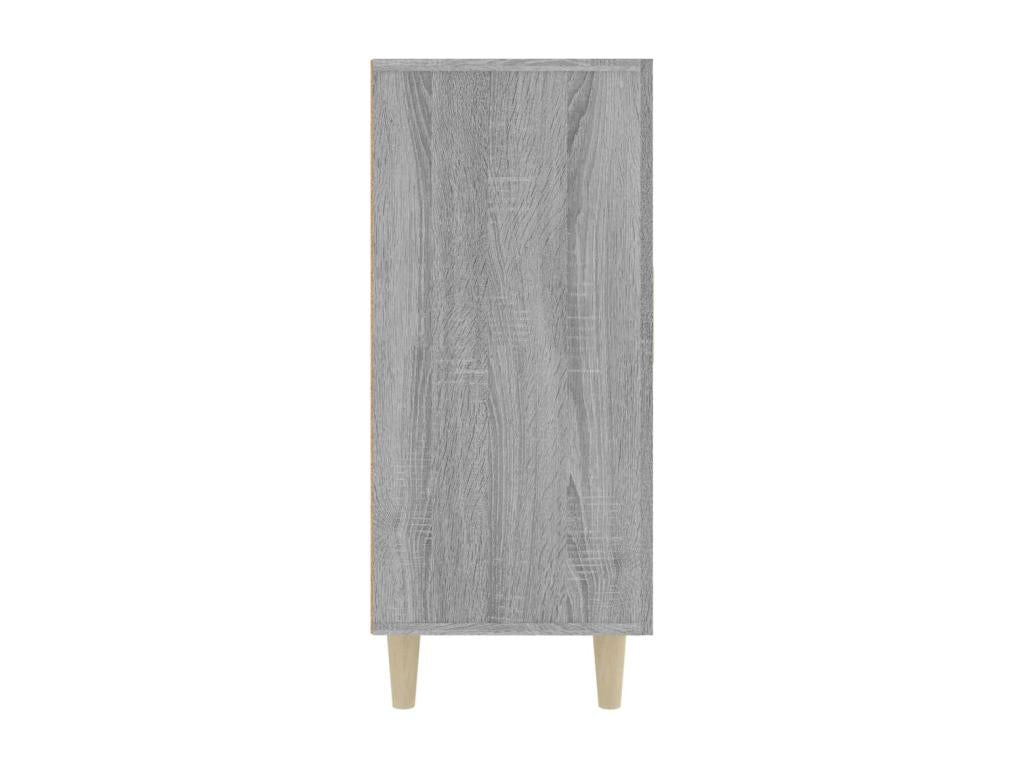 Gray Engineered Wood Sideboard, 90 x 34 x 80 cm