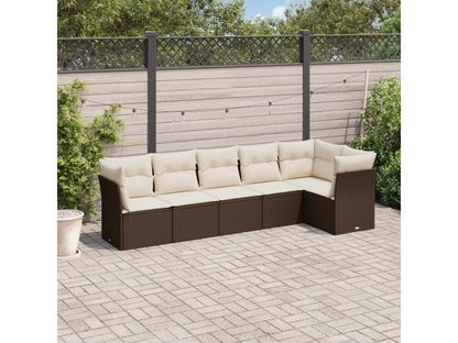 Brown Woven Resin Wicker Outdoor Furniture Set - dlz1766461413705