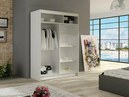 White Wardrobe, 200 x 120 x 58 cm