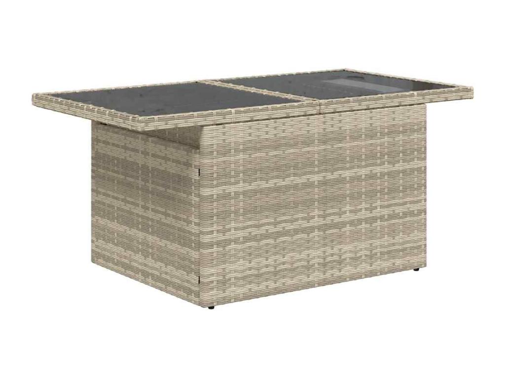 Gray Woven Resin Wicker Outdoor Furniture Set - dlz1766460997650