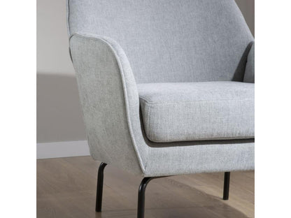 Gray Accent Chair, 76 x 76 cm