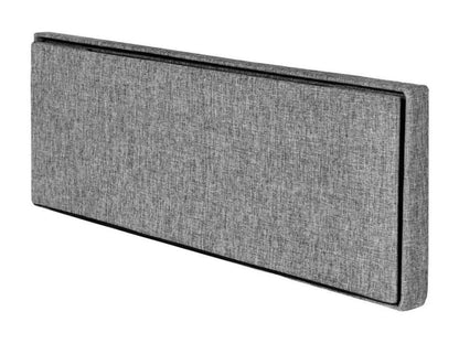 Gray Fabric Bench, 110 x 38 x 38 cm