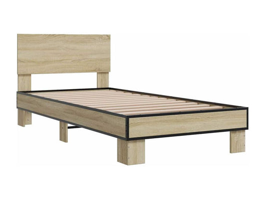 Brown Oak Wood Mattress, 75 x 190 cm - dlz1766461487637