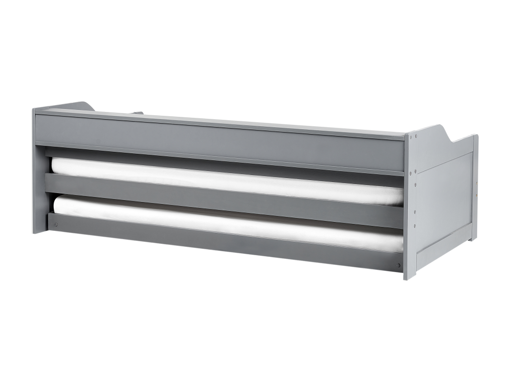 Gray Bed, 90 x 200 cm