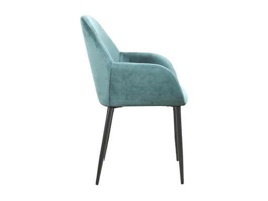 Blue Velvet Accent Chair