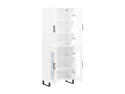 White Engineered Wood Sideboard, 69.5 x 34 x 180 cm - dlz1766461595177