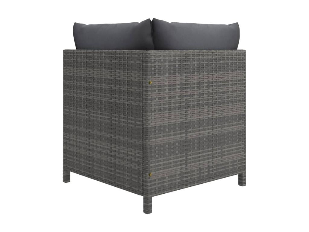 Gray Woven Resin Wicker Outdoor Furniture Set - dlz1766460989069