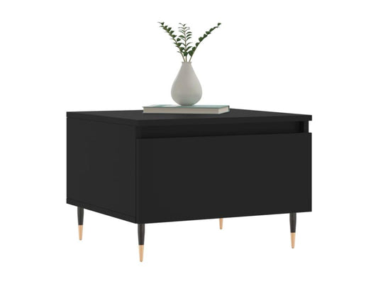 Black Engineered Wood Home Furniture, 50 x 46 x 35 cm