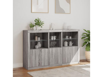 Gray Sideboard, 162 x 37 x 100 cm
