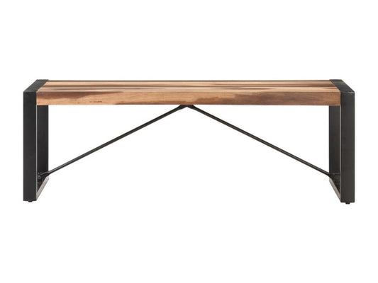 Brown Solid Wood Coffee Table, 120 x 60 x 40 cm