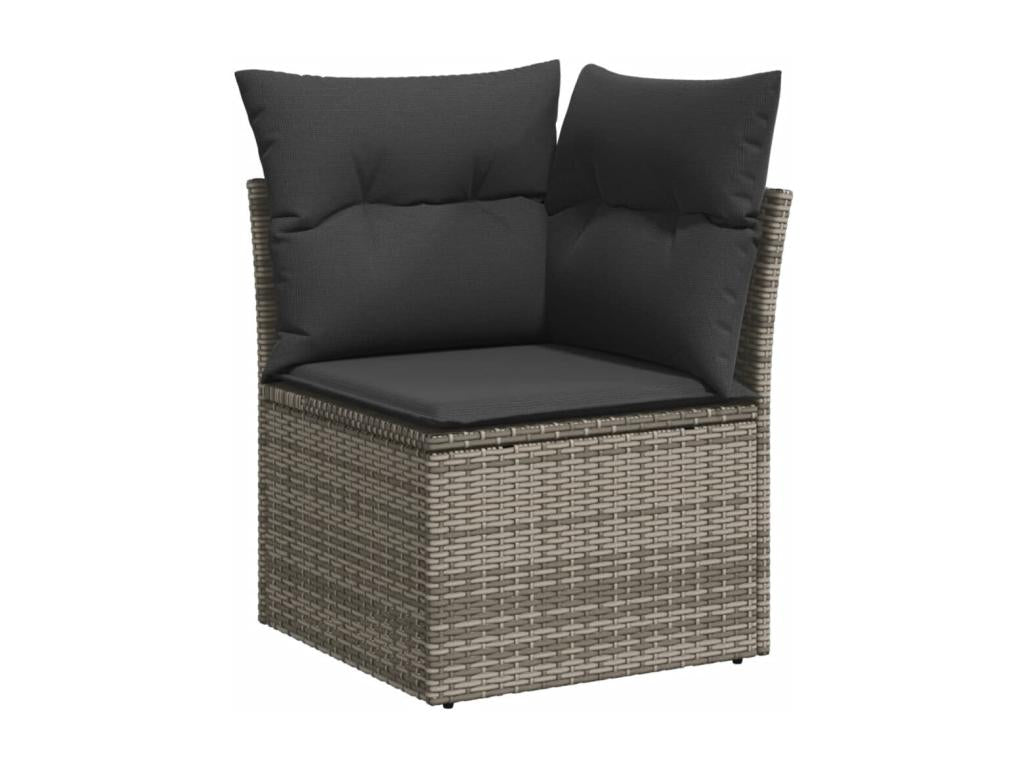 Gray Woven Resin Wicker Outdoor Furniture Set - dlz1766461305204