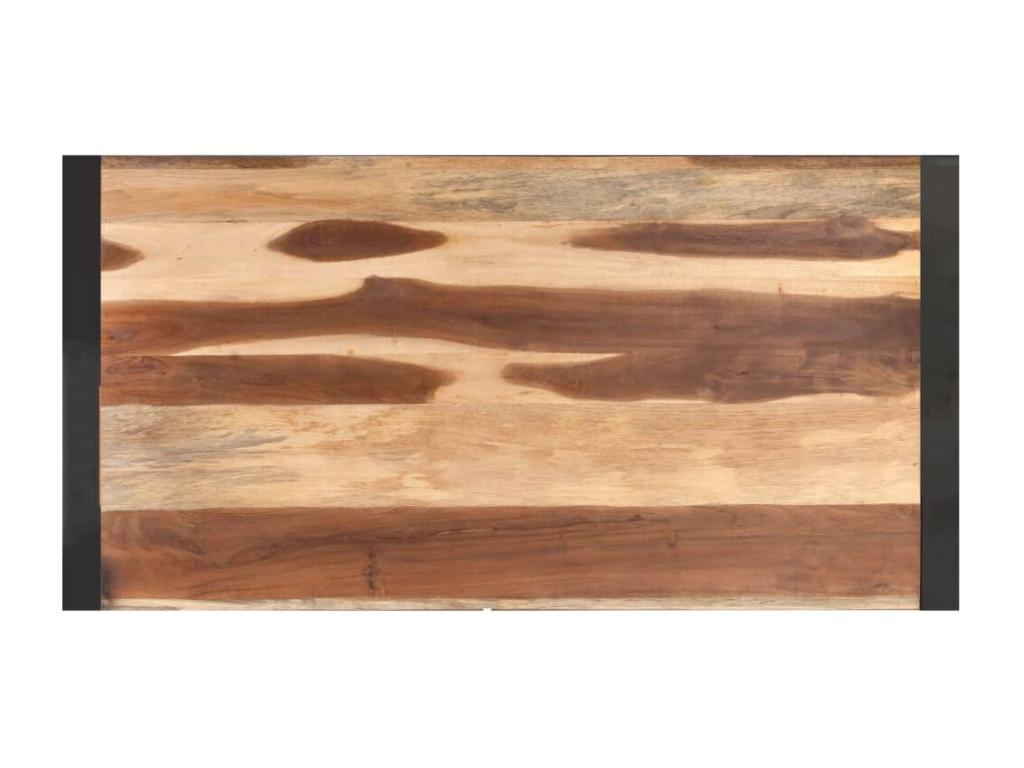 Brown Solid Wood Coffee Table, 120 x 60 x 40 cm