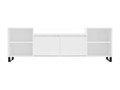 White Engineered Wood TV Stand, 160 x 35 x 55 cm