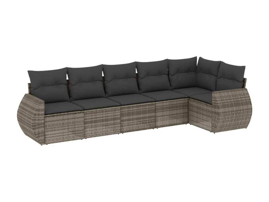 Gray Woven Resin Wicker Outdoor Furniture Set - dlz1766461351741