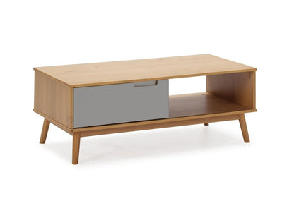 Brown Solid Wood Coffee Table