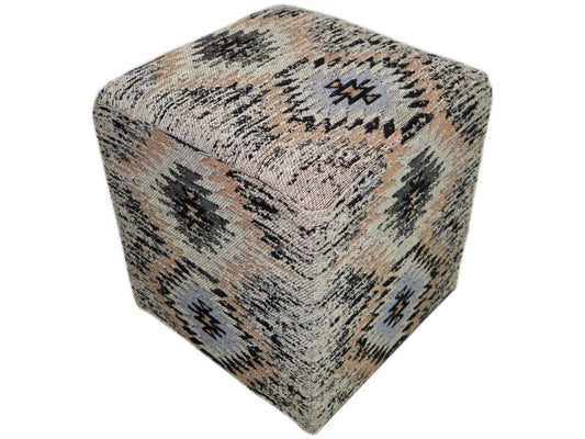 Beige Ottoman, 42 x 42 x 45 cm