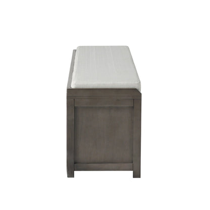 19.3 in.H X 46.85 in.W X 15.35 in.D Wood Storage Bench with Cabinets
