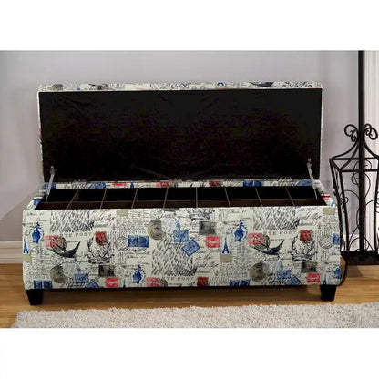 The Sole Secret Arctic Price Natural Shoe Storage Bench