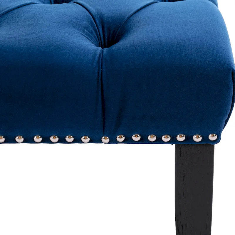 Upholstered Tufted Bench Ottoman Accent Bench