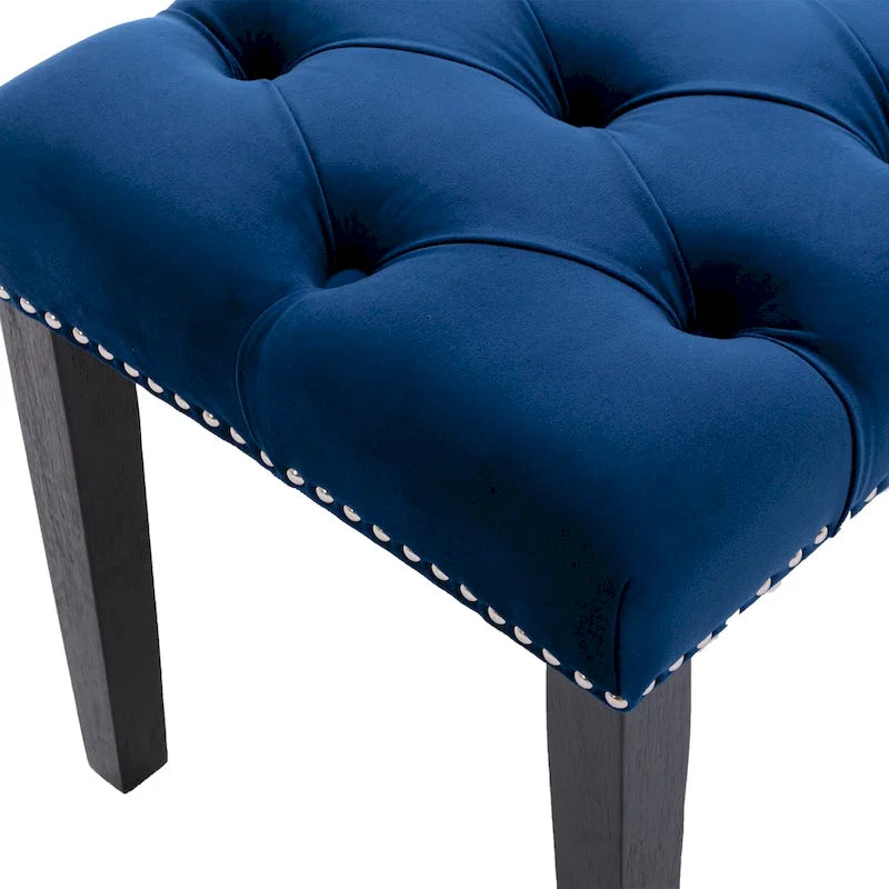 Upholstered Tufted Bench Ottoman Accent Bench