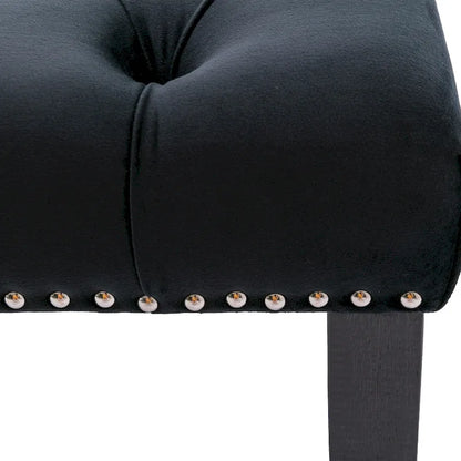 Upholstered Tufted Bench Ottoman Accent Bench