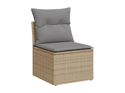 Beige Woven Resin Wicker Outdoor Furniture Set - dlz1766461681050