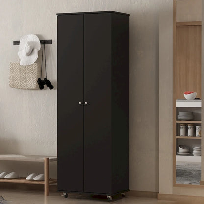 23.6 W 70.9High Shoe Cabinet, 8 Floors, Three Adjustable Boards