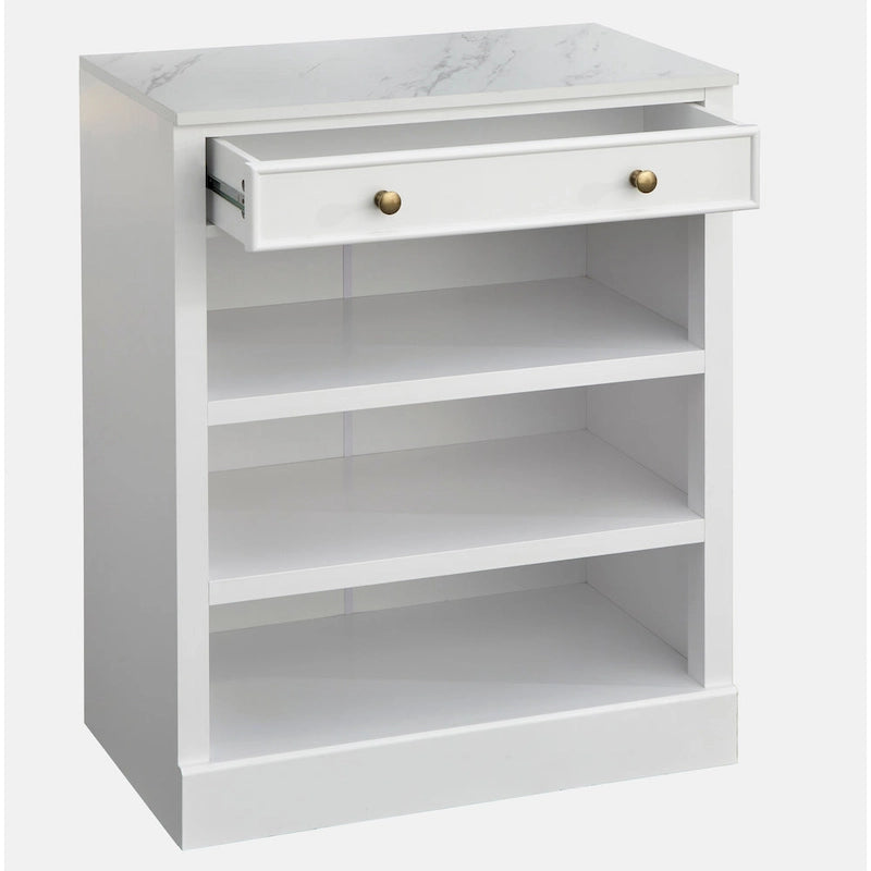 Lifestorey Monza 1-Drawer Cabinet with Shelves