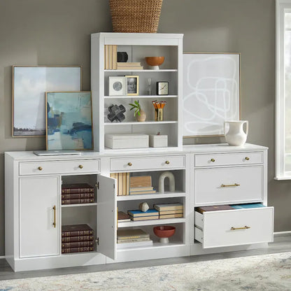 Lifestorey Monza 1-Drawer Cabinet with Shelves