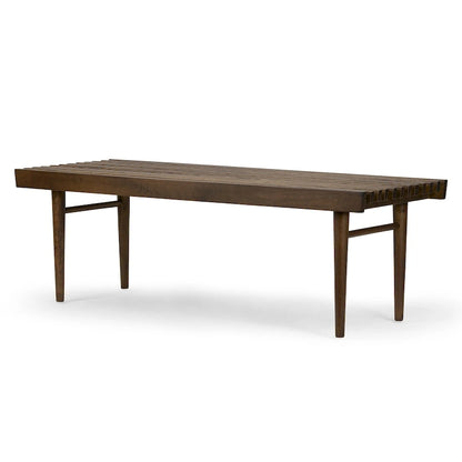 Baird Slatted Wooden Bench