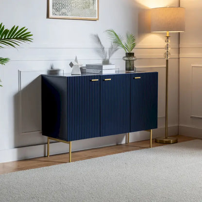 Anthedon Multifunctional 47 Buffet Sideboard Cabinet with 3 Doors by HULALA HOME