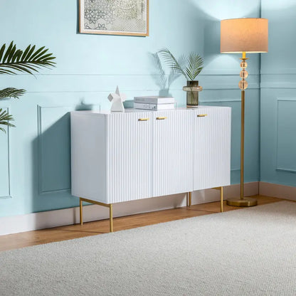 Anthedon Multifunctional 47 Buffet Sideboard Cabinet with 3 Doors by HULALA HOME