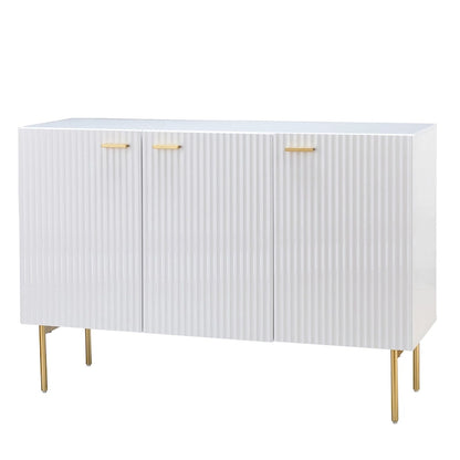 Anthedon Multifunctional 47 Buffet Sideboard Cabinet with 3 Doors by HULALA HOME